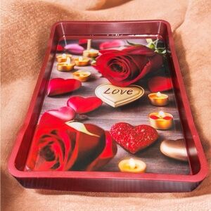 NORE’S NOVELTIES Handcrafted Decorative Serving/ Vanity Tray “LOVE TRAY”